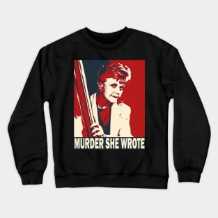 Murder She Wrote Poster Crewneck Sweatshirt